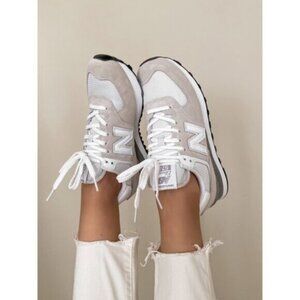 NEW BALANCE 574 Sneaker (Women) in Nimbus Cloud/ White Size US 9